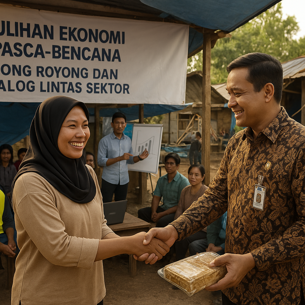 Pemulihan Ekonomi Pasca-Bencana di Sulawesi Tengah Dipercepat, Dorong Gotong Royong Masyarakat