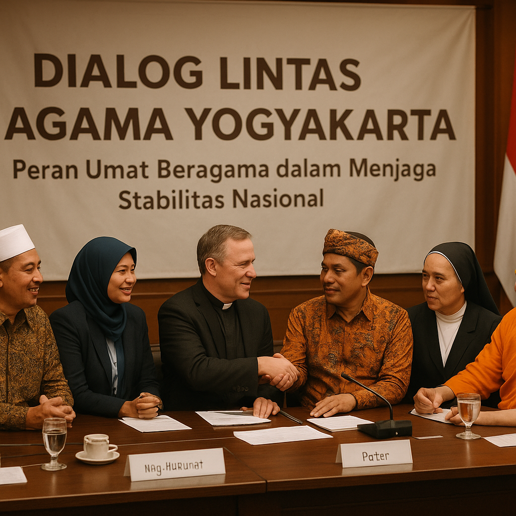 Dialog Lintas Agama di Yogyakarta Bahas Peran Umat Beragama dalam Menjaga Stabilitas Nasional