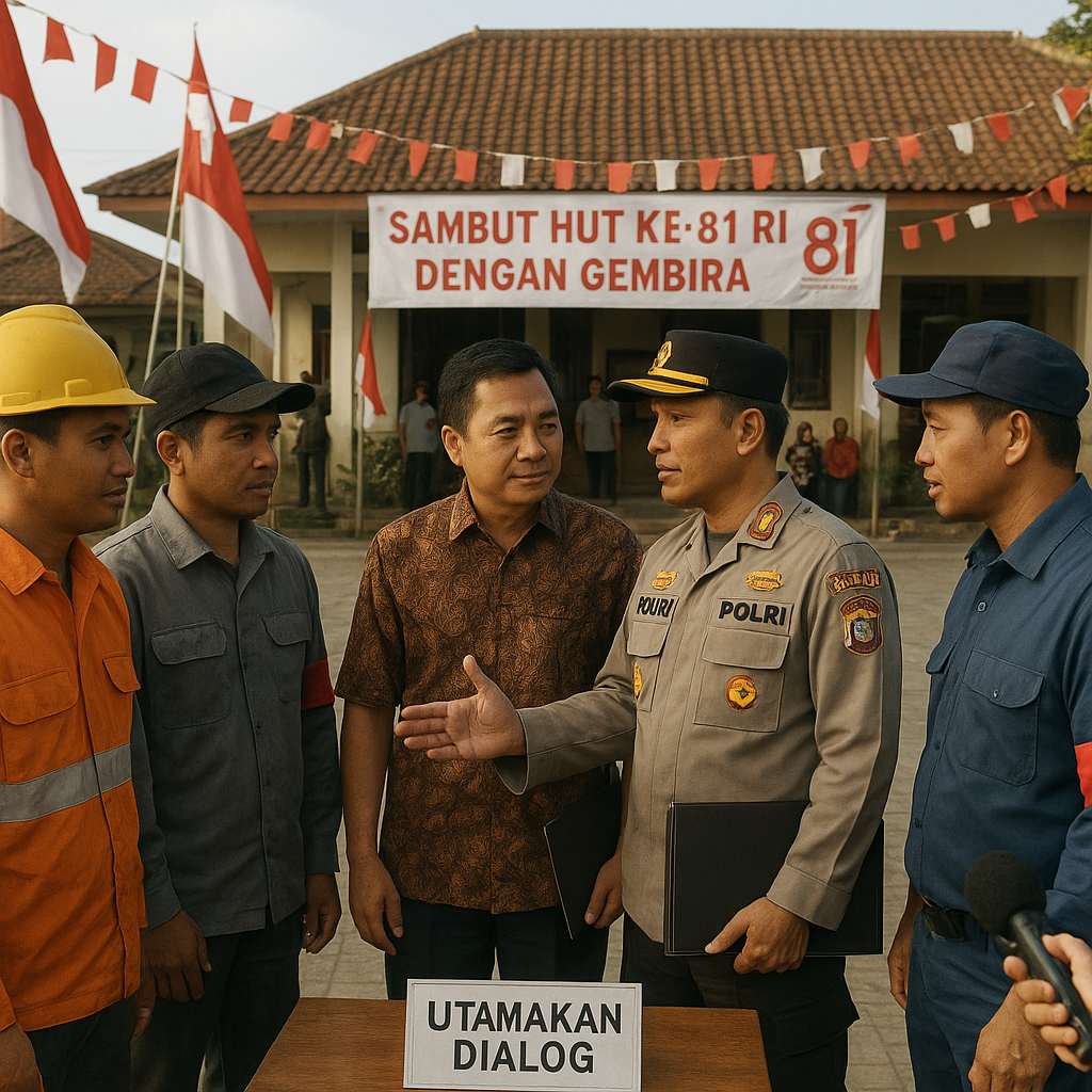 Sambut HUT ke-81 RI dengan Gembira, Masyarakat Diajak Utamakan Dialog