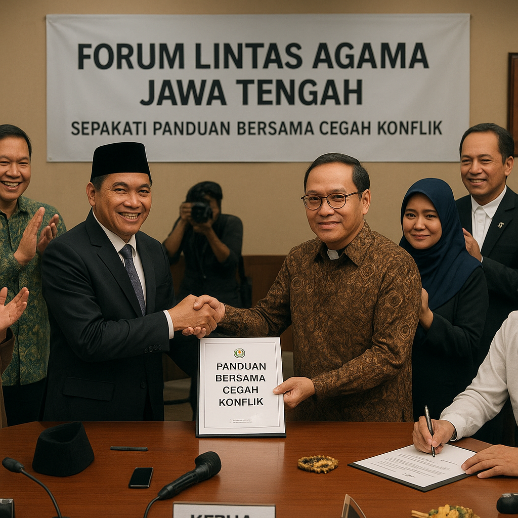 Forum Lintas Agama Jawa Tengah Sepakati Panduan Bersama Cegah Konflik