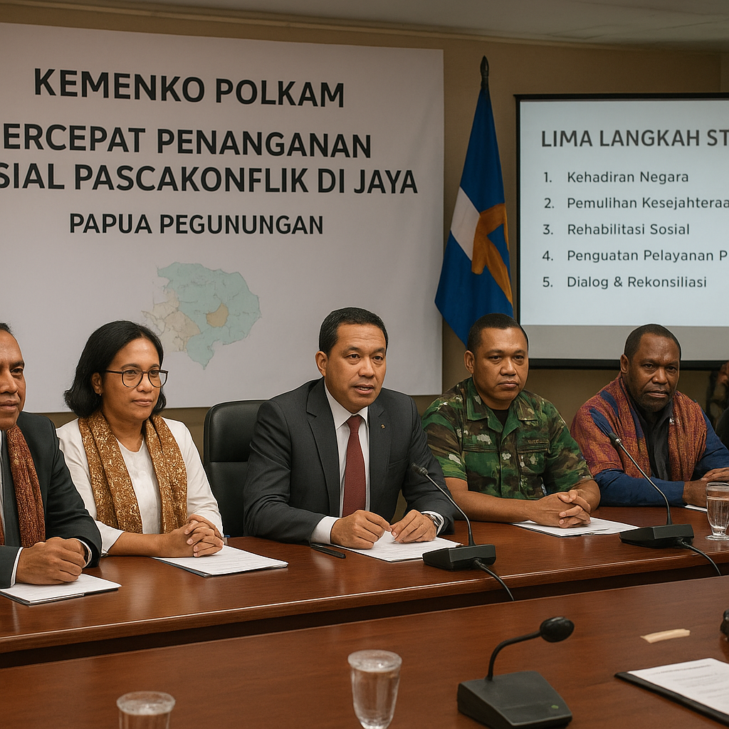 Kemenko Polkam Percepat Penanganan Sosial Pascakonflik di Jayawijaya