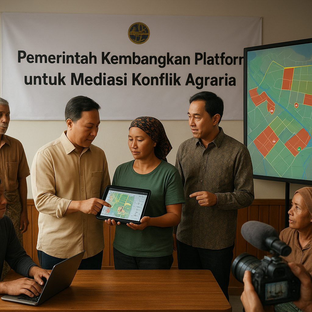 Pemerintah Kembangkan Platform Digital untuk Mediasi Konflik Agraria