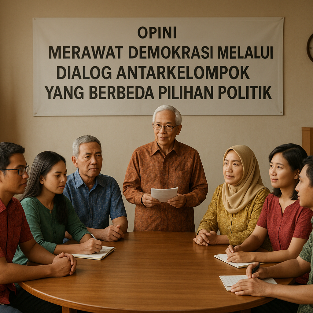 Opini: Merawat Demokrasi Melalui Dialog Antarkelompok yang Berbeda Pilihan Politik
