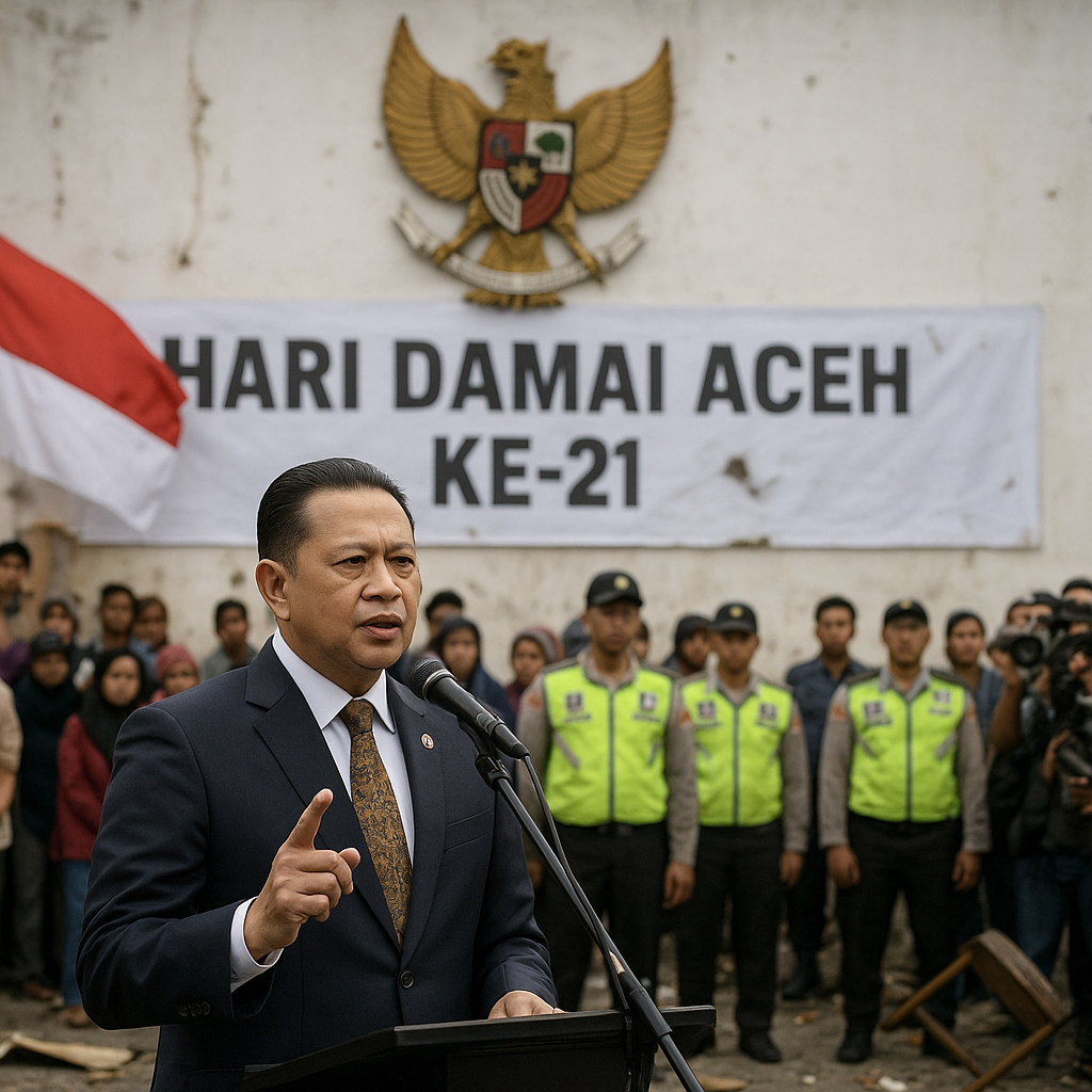 Bamsoet Serukan Penegakan Hukum dan Jaga Persatuan di Hari Damai Aceh