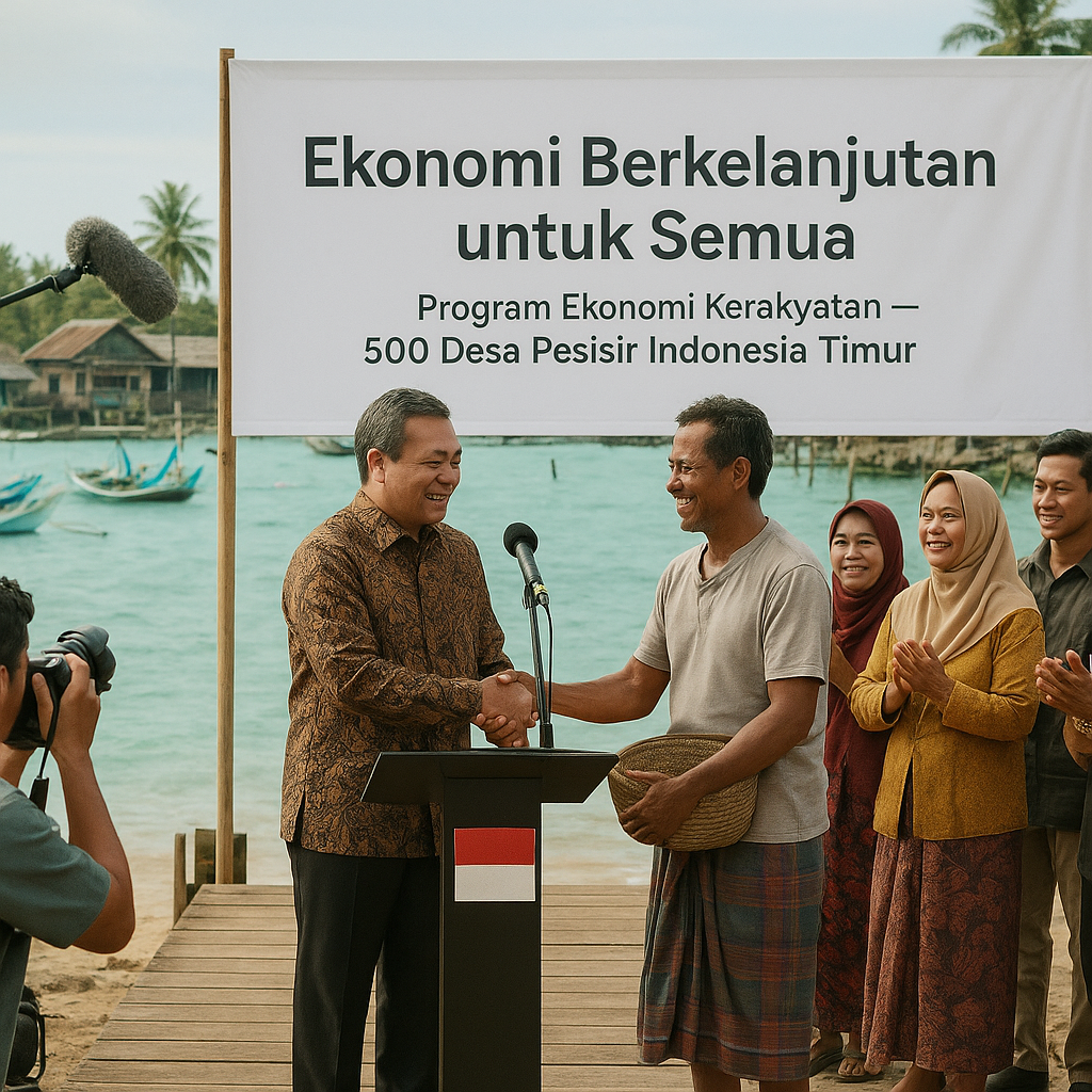 Program Ekonomi Kerakyatan Diluncurkan untuk Kurangi Kesenjangan di Daerah Pesisir