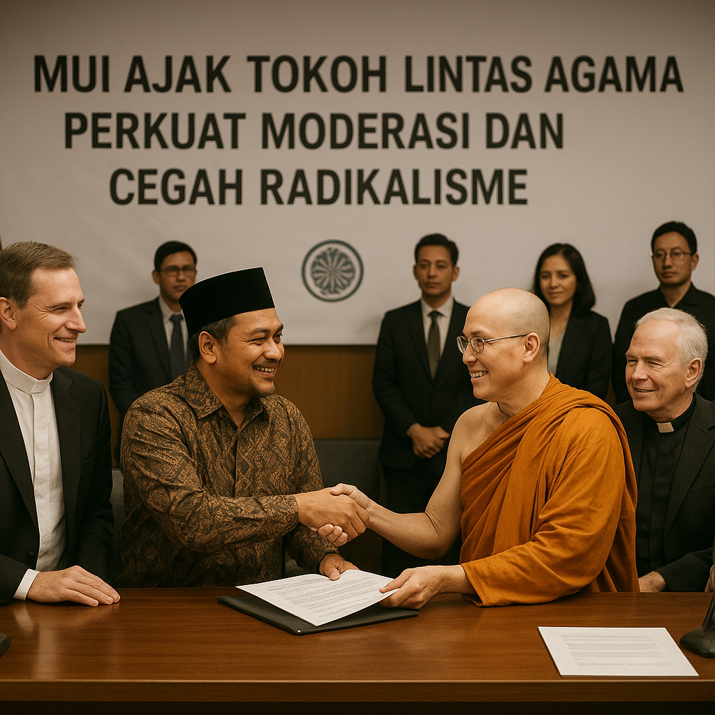 MUI Ajak Tokoh Lintas Agama Perkuat Moderasi dan Cegah Radikalisme