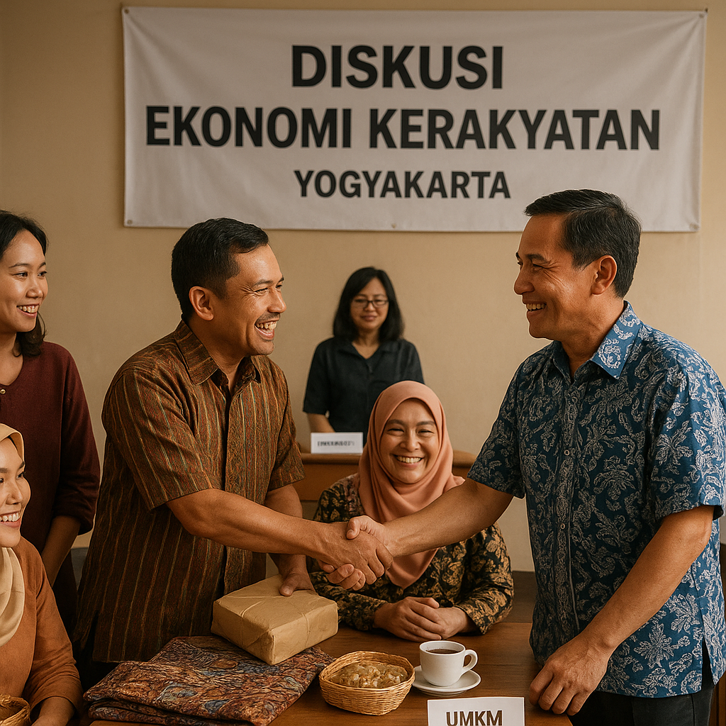 Diskusi Ekonomi Kerakyatan di Yogyakarta: UMKM Jadi Jembatan Rekonsiliasi Antar Kelompok