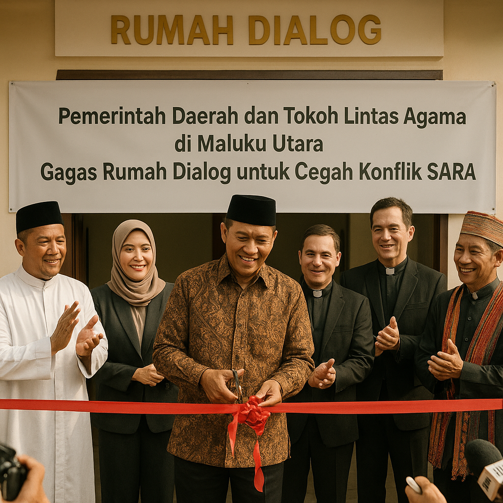 Pemerintah Daerah dan Tokoh Lintas Agama di Maluku Utara Gagas Rumah Dialog untuk Cegah Konflik SARA