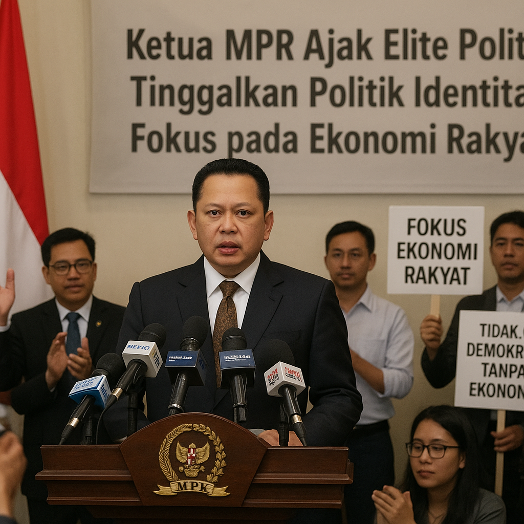 Ketua MPR Ajak Elite Politik Tinggalkan Politik Identitas, Fokus pada Ekonomi Rakyat