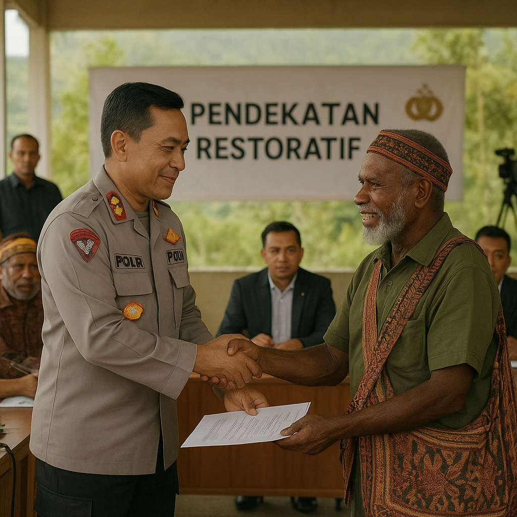 Polri Tindaklanjuti Laporan Dugaan Pelanggaran HAM di Papua dengan Pendekatan Restoratif