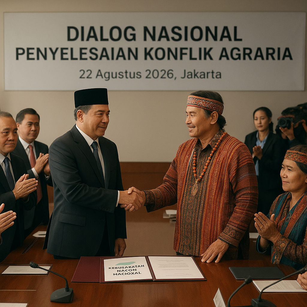 Pemerintah dan Kelompok Masyarakat Adat Sepakati Dialog Nasional untuk Percepatan Penyelesaian Konflik Agraria