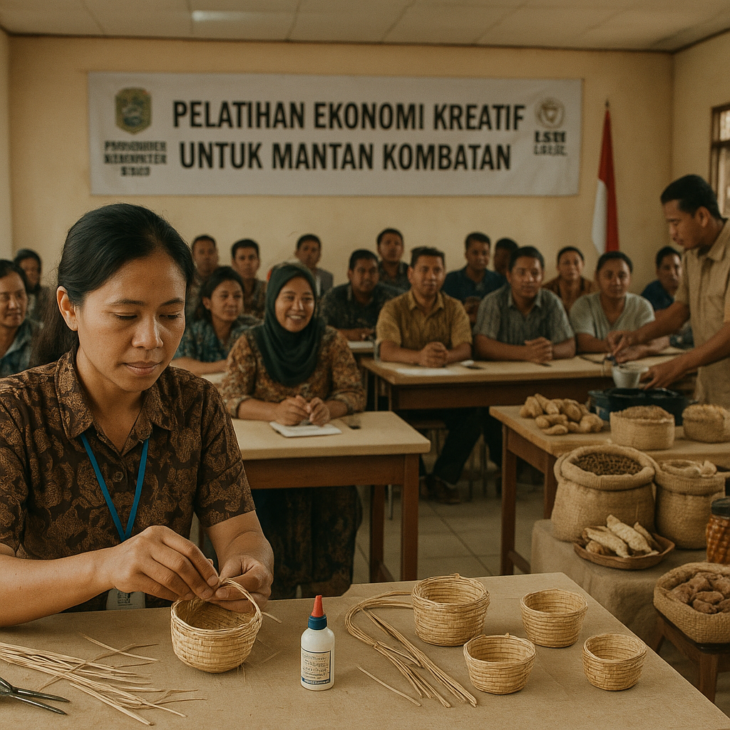 Pemerintah Daerah Poso dan LSM Gelar Pelatihan Ekonomi Kreatif bagi Mantan Kombatan