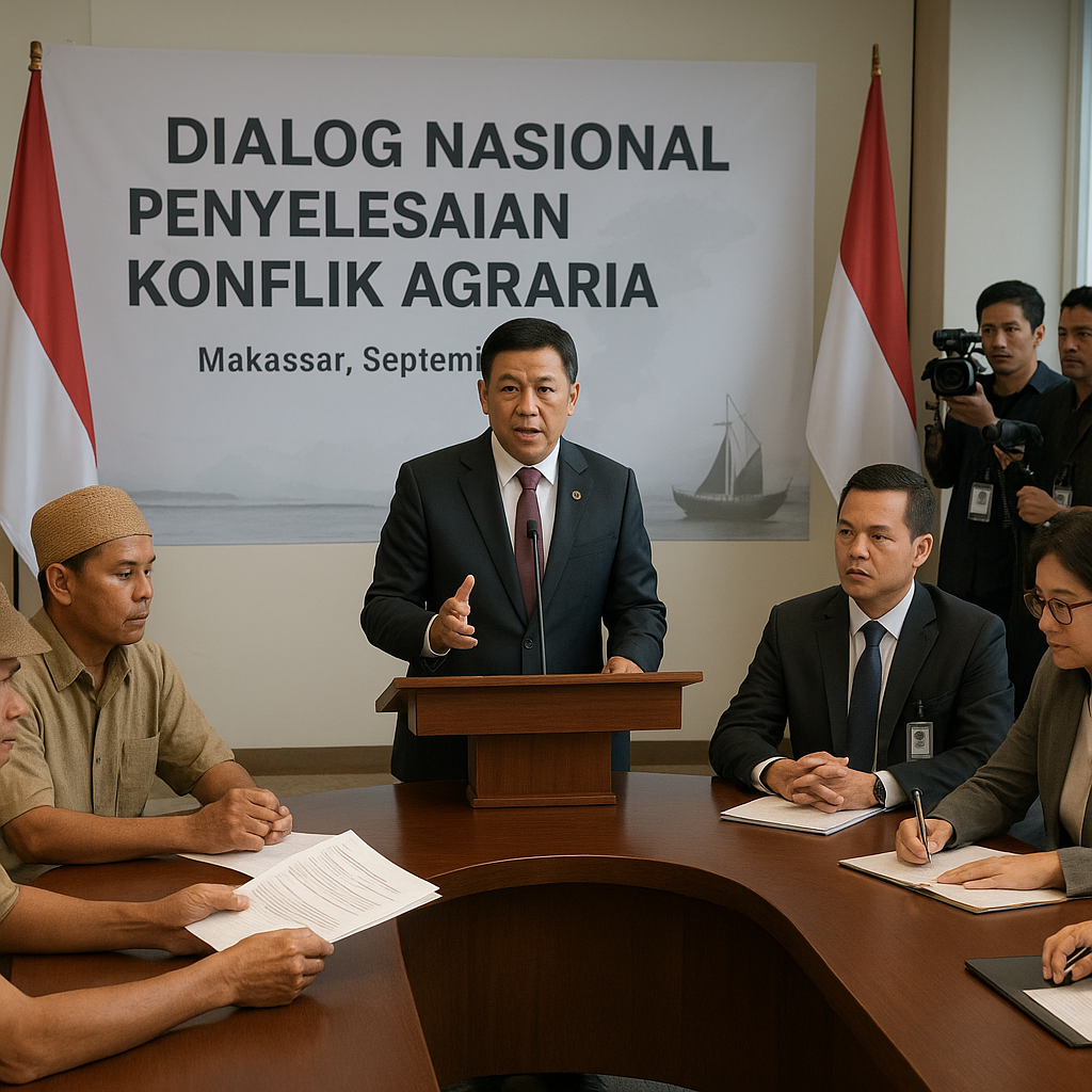 Pemerintah Dorong Dialog Nasional untuk Selesaikan Konflik Agraria
