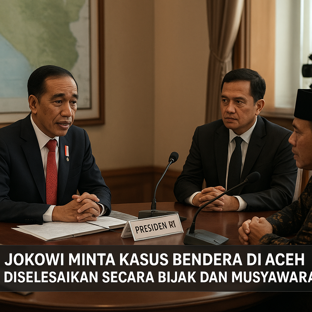 Jokowi Minta Kasus Bendera di Aceh Diselesaikan Secara Bijak dan Musyawarah