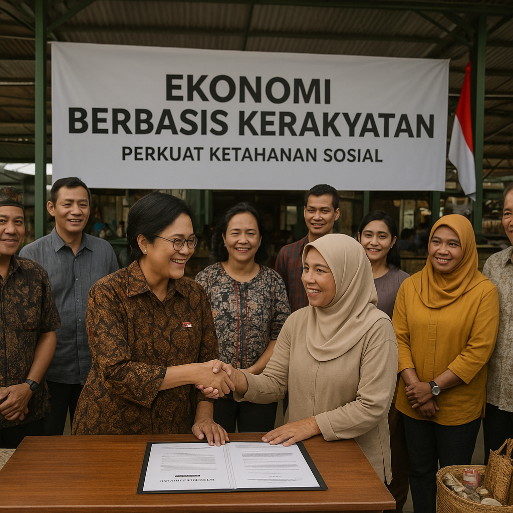 Pemerintah Dorong Ekonomi Berbasis Kerakyatan untuk Perkuat Ketahanan Sosial