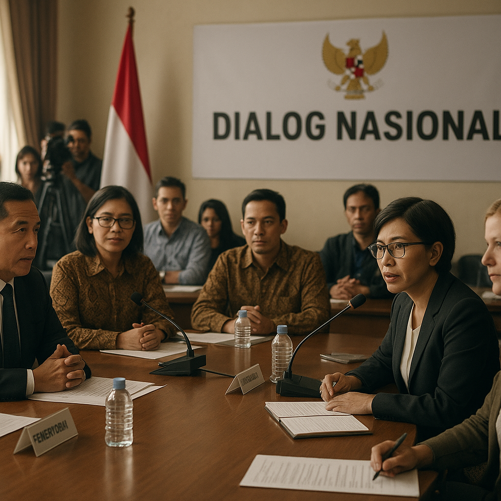 Pemerintah dan Kelompok Masyarakat Sipil Sepakati Dialog untuk Redam Ketegangan Politik