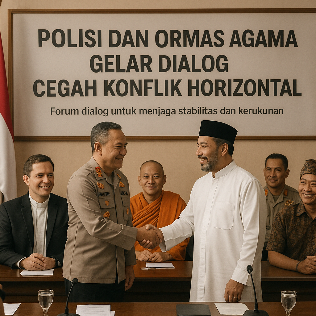 Polisi dan Ormas Agama Gelar Dialog Cegah Konflik Horizontal
