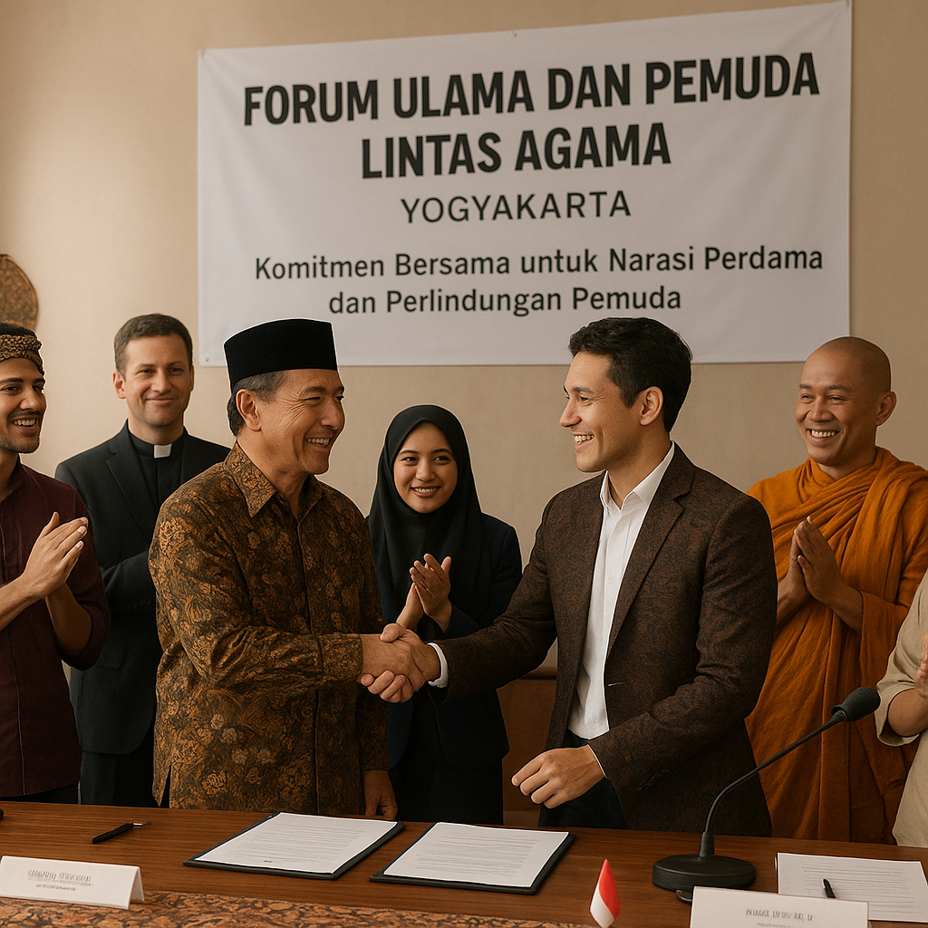 Forum Ulama dan Pemuda Lintas Agama di Yogyakarta Bahas Pemuda sebagai Perdamaian