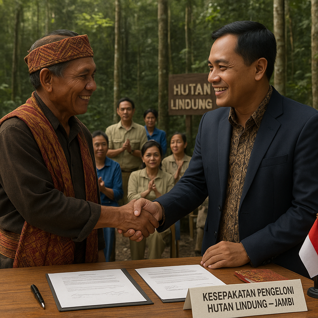 Masyarakat Adat dan Pemerintah Capai Titik Temu dalam Pengelolaan Hutan Lindung