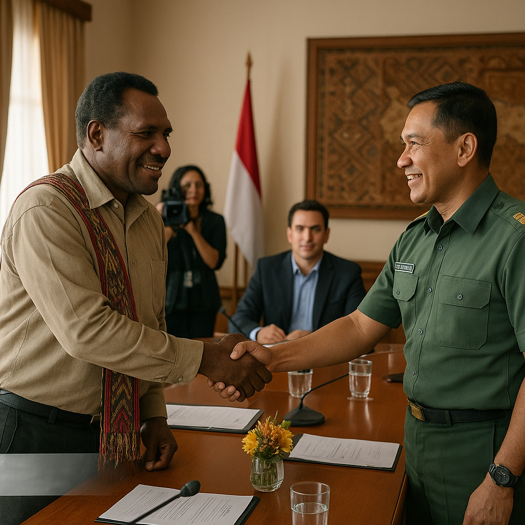 Mantan Kombatan Papua dan TNI-AD Gelar Pertemuan untuk Memperkuat Komitmen Damai