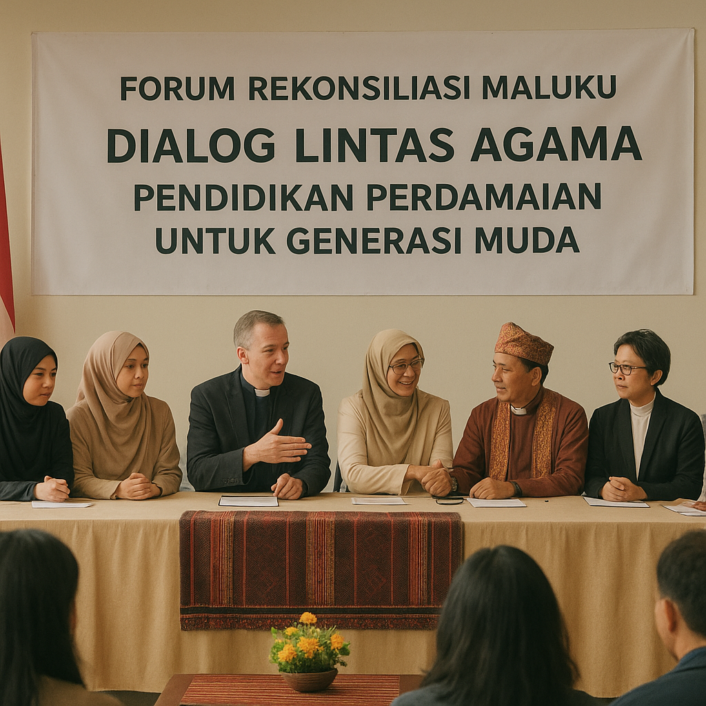 Forum Rekonsiliasi Maluku Gelar Dialog Lintas Agama, Tekankan Pendidikan Perdamaian untuk Generasi Muda