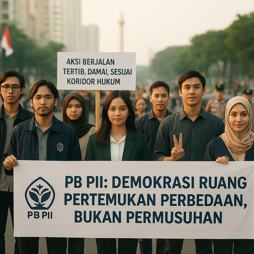 PB PII: Demokrasi Ruang Pertemukan Perbedaan, Bukan Permusuhan