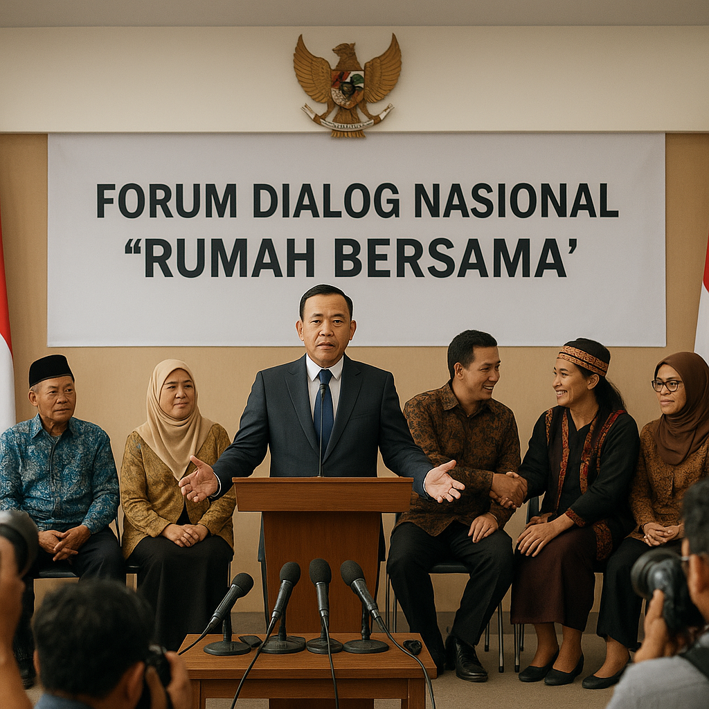 Pemerintah Luncurkan Forum Dialog Nasional 'Rumah Bersama' untuk Rekatkan Konflik Horizontal