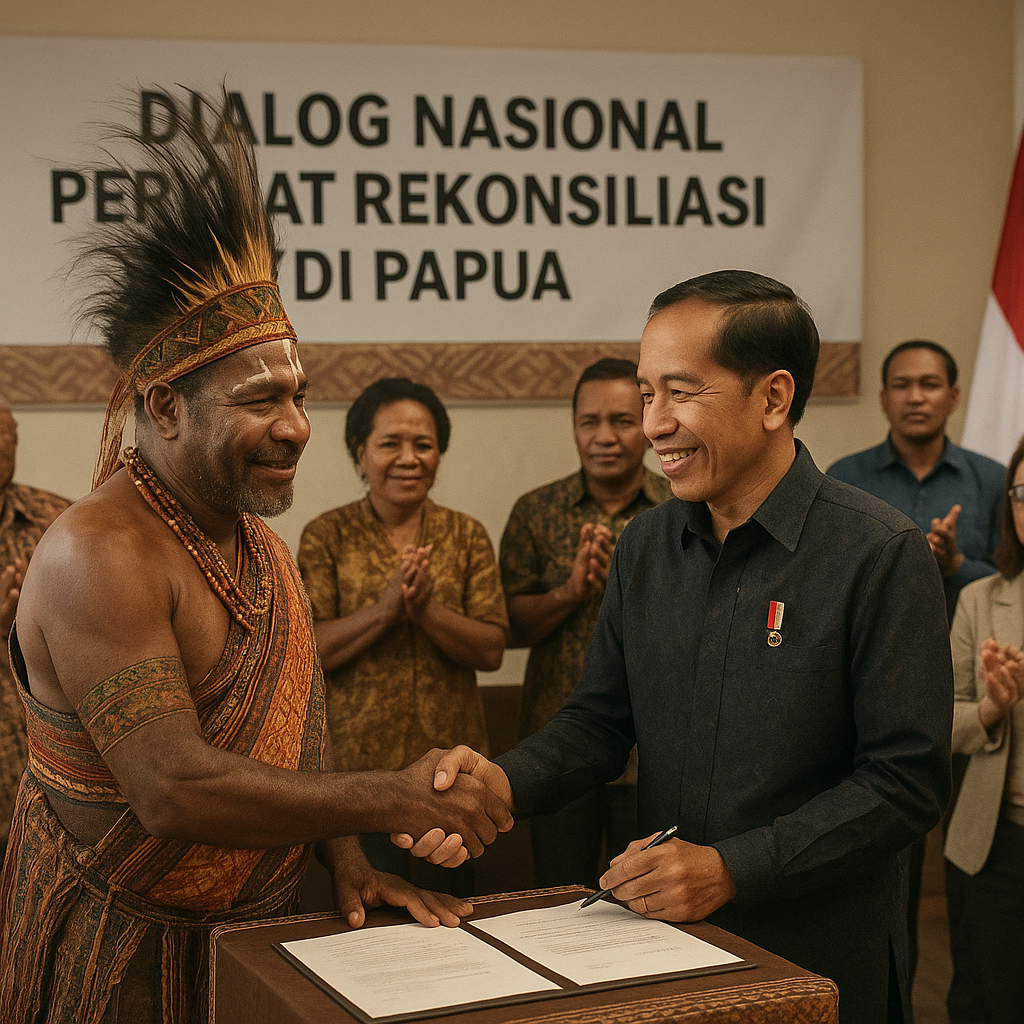 Dialog Nasional Perkuat Rekonsiliasi di Papua, Tokoh Adat dan Pemerintah Sepakati Langkah Bersama