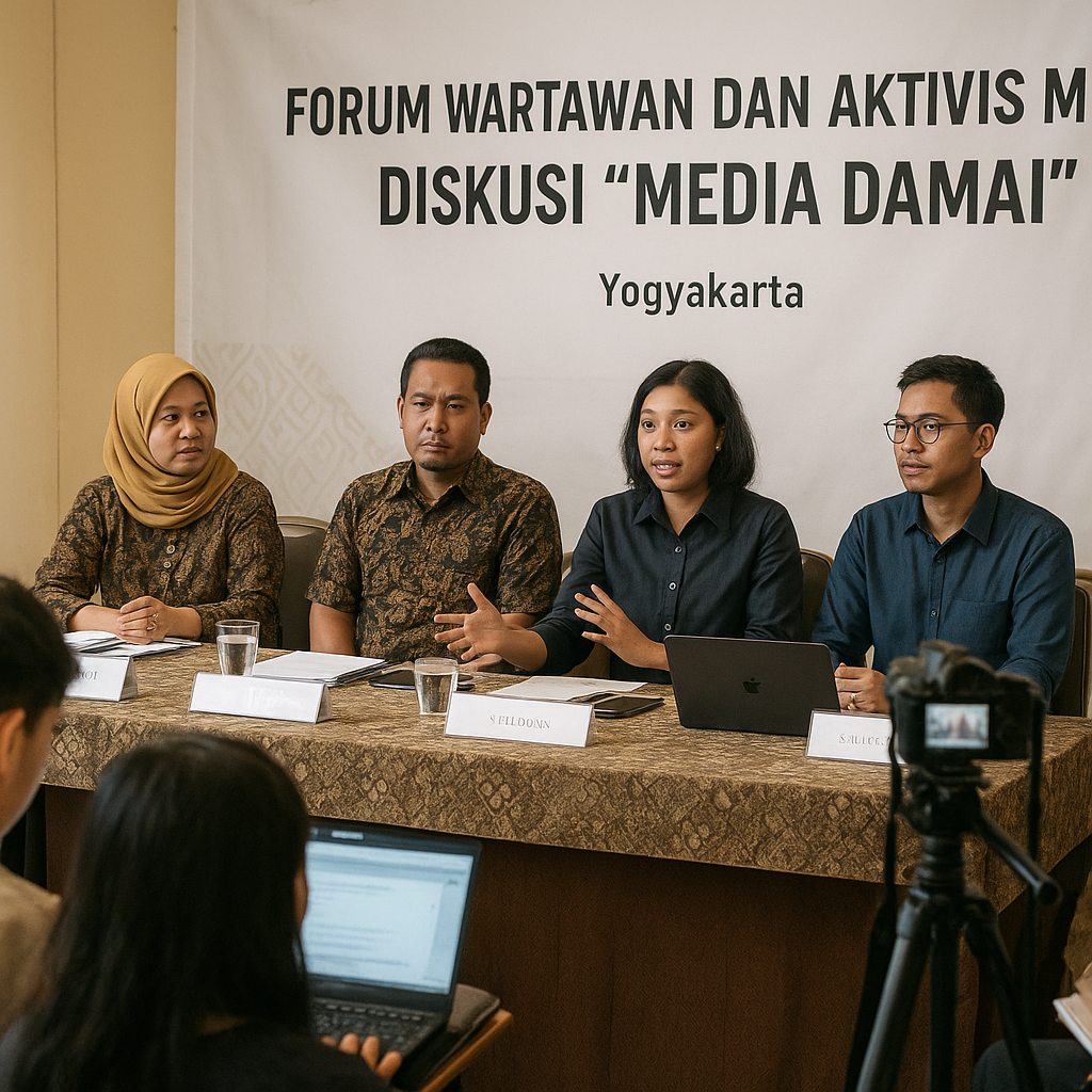 Forum Wartawan dan Aktivis Muda Gelar Diskusi 'Media Damai' untuk Kurangi Polarisasi di Medsos
