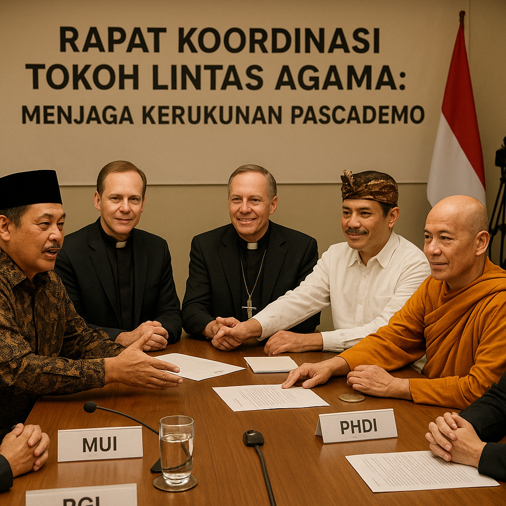Tokoh Lintas Agama Gelar Rapat Koordinasi, Bahas Upaya Menjaga Kerukunan Pascademo