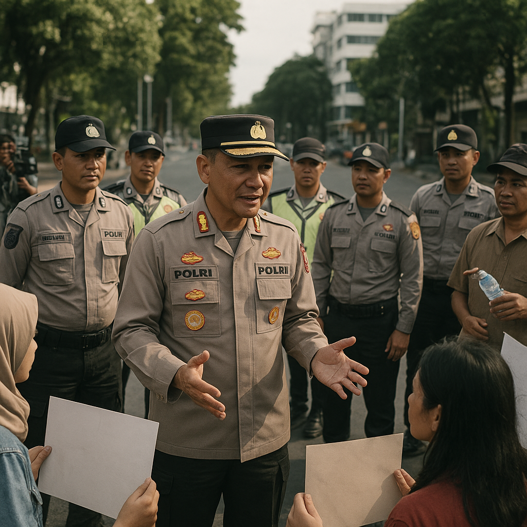 Kapolri Instruksikan Pendekatan Humanis dan Proporsional dalam Pengamanan Unjuk Rasa