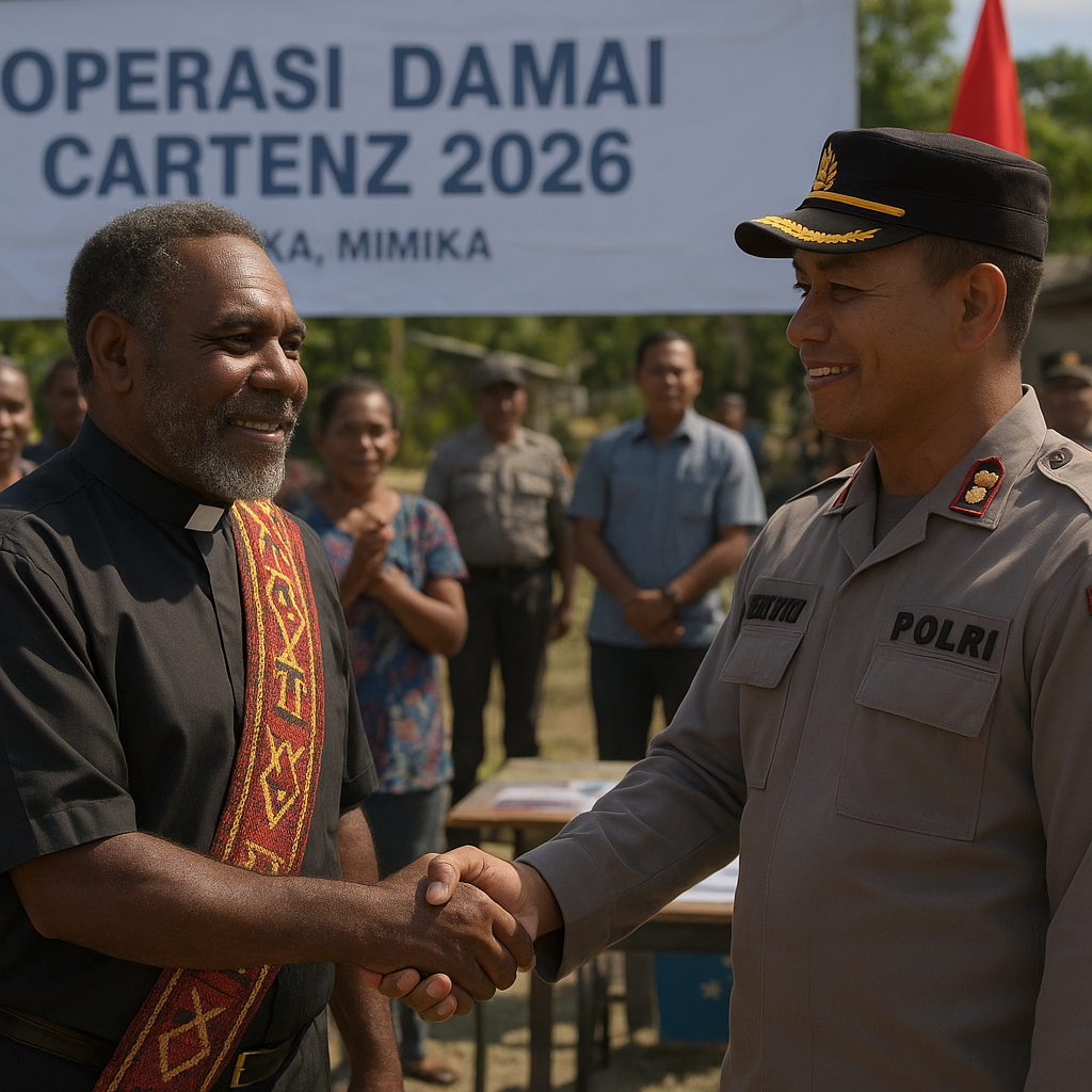 Tokoh Agama di Timika Apresiasi Pendekatan Humanis Operasi Damai Cartenz 2026