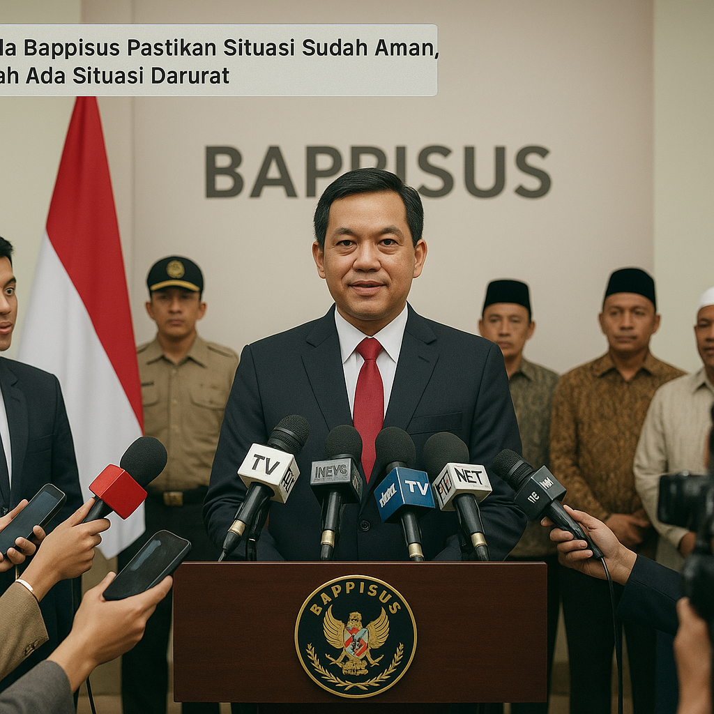 Kepala Bappisus Pastikan Situasi Sudah Aman, Bantah Ada Situasi Darurat