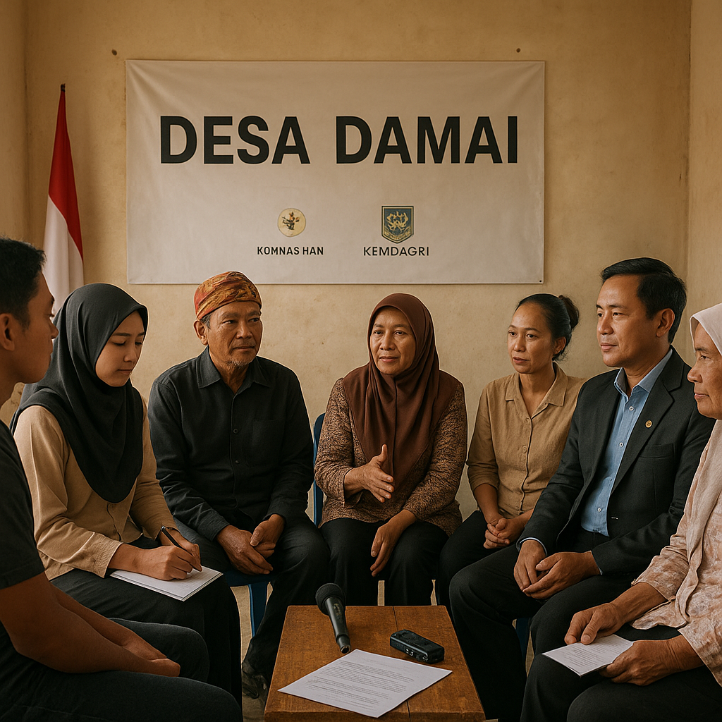 Penguatan Program "Desa Damai" Kemdagri Dapat Apresiasi dari Komnas HAM