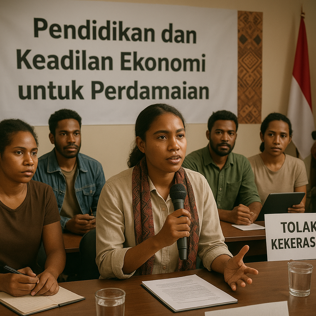 Tokoh Muda Papua Soroti Pentingnya Pendidikan dan Keadilan Ekonomi untuk Perdamaian