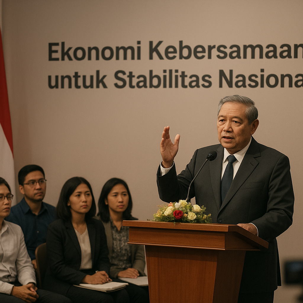 Opini: Mantan Wakil Presiden Menekankan Pentingnya 'Ekonomi Kebersamaan' untuk Menjaga Stabilitas Nasional