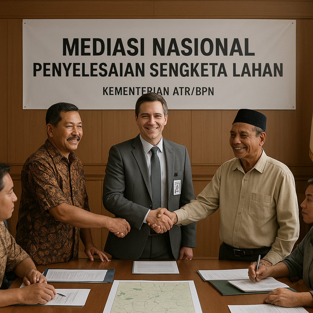 Pemerintah Dorong Mediasi Nasional untuk Penyelesaian Sengketa Lahan antar Kelompok Masyarakat