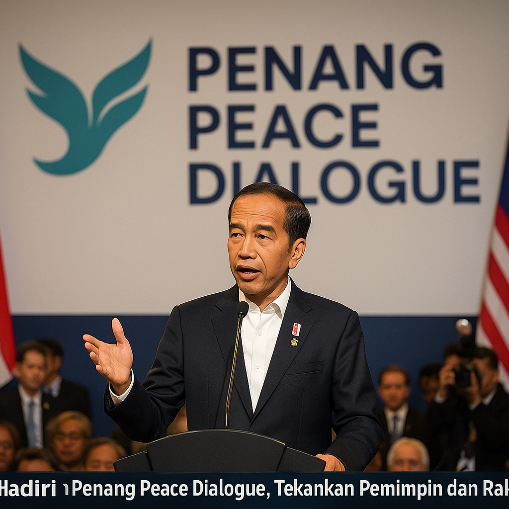 Jokowi Hadiri Penang Peace Dialogue, Tekankan Pemimpin dan Rakyat Harus Saling Memahami