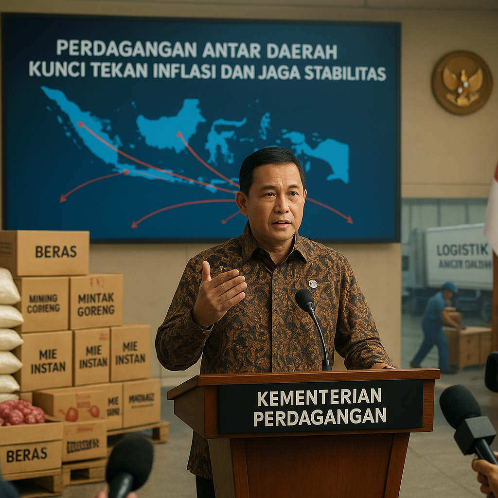 Mendag Sebut Perdagangan Antar Daerah Kunci Tekan Inflasi dan Jaga Stabilitas