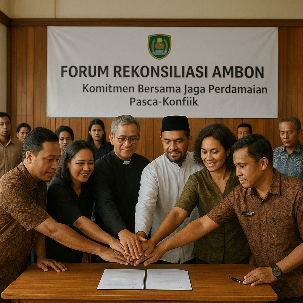 Forum Rekonsiliasi di Ambon Hasilkan Komitmen Bersama Jaga Perdamaian Pasca-Konflik