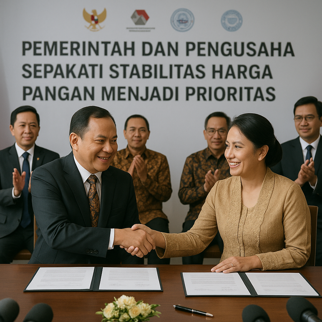 Pemerintah dan Pengusaha Sepakati Stabilitas Harga Pangan Menjadi Prioritas