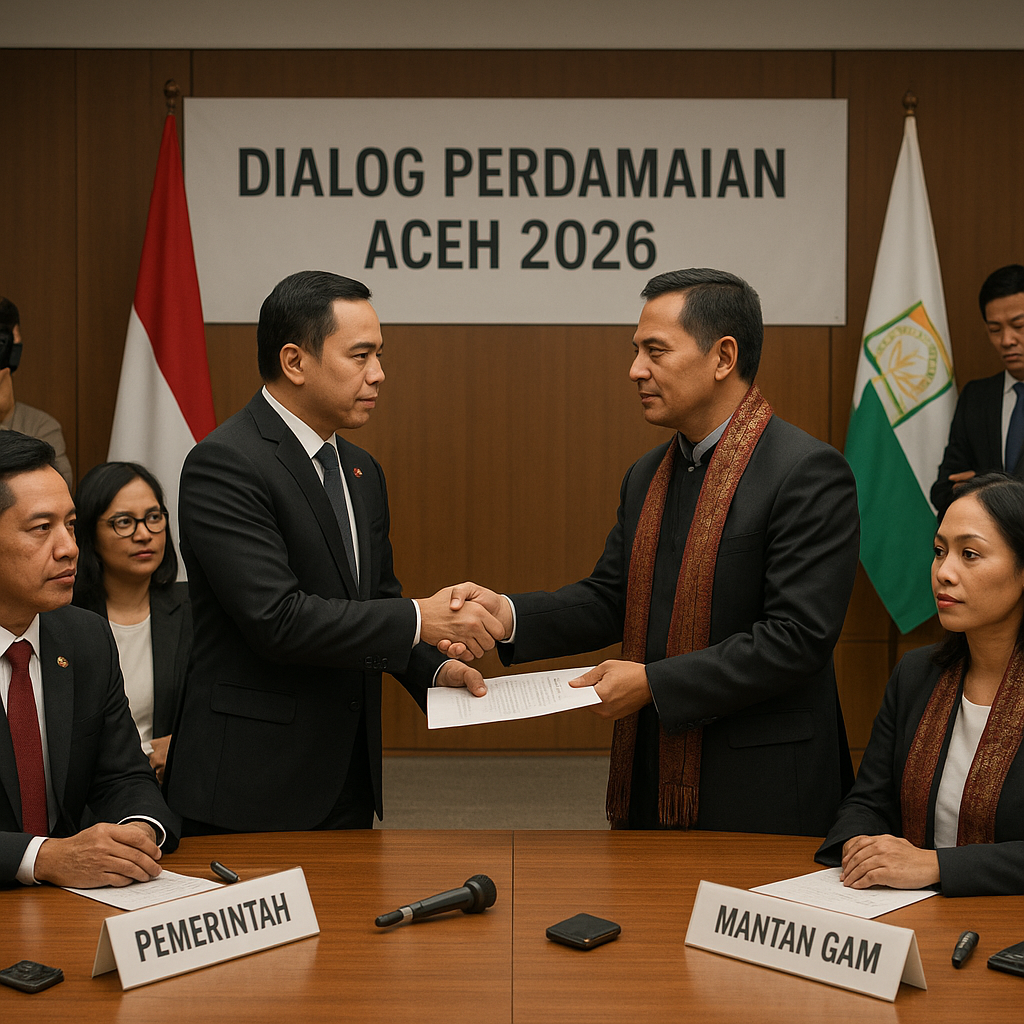 Pemerintah dan GAM Sepakat Lanjutkan Dialog Perdamaian di Aceh