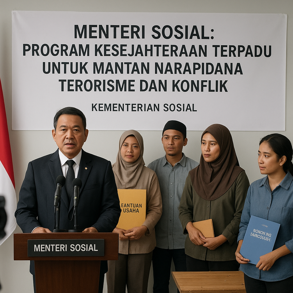 Menteri Sosial: Program Kesejahteraan Terpadu untuk Mantan Narapidana Terorisme dan Konflik