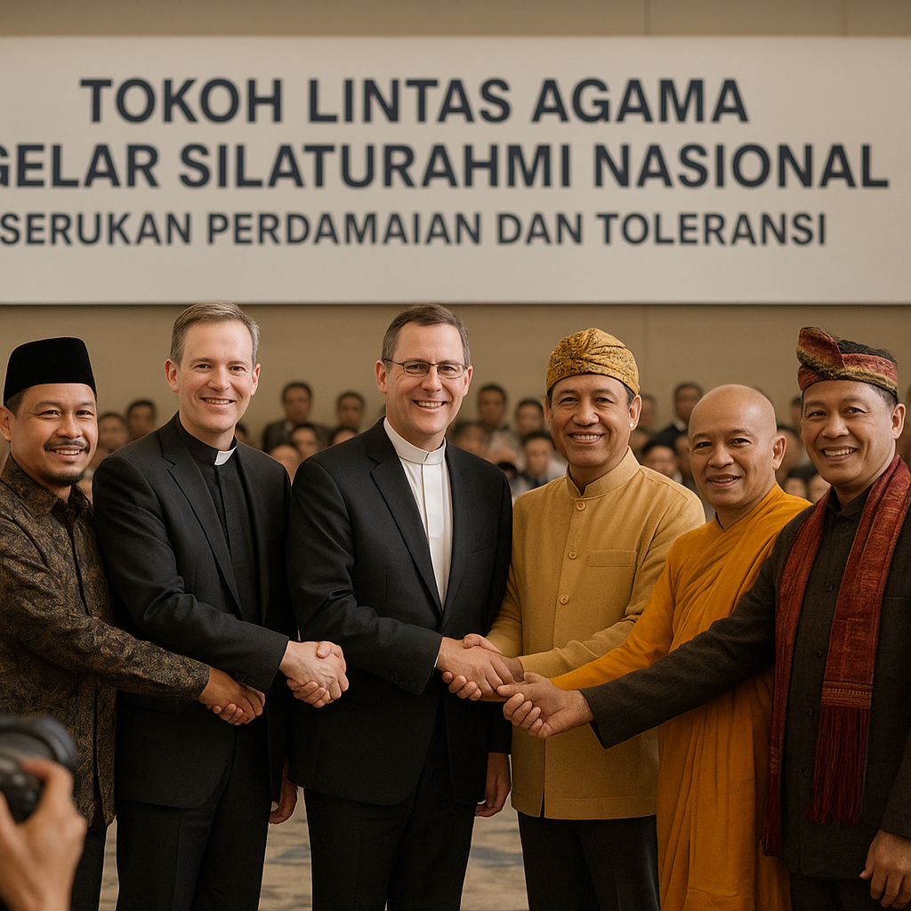 Tokoh Lintas Agama Gelar Silaturahmi Nasional, Serukan Perdamaian dan Toleransi