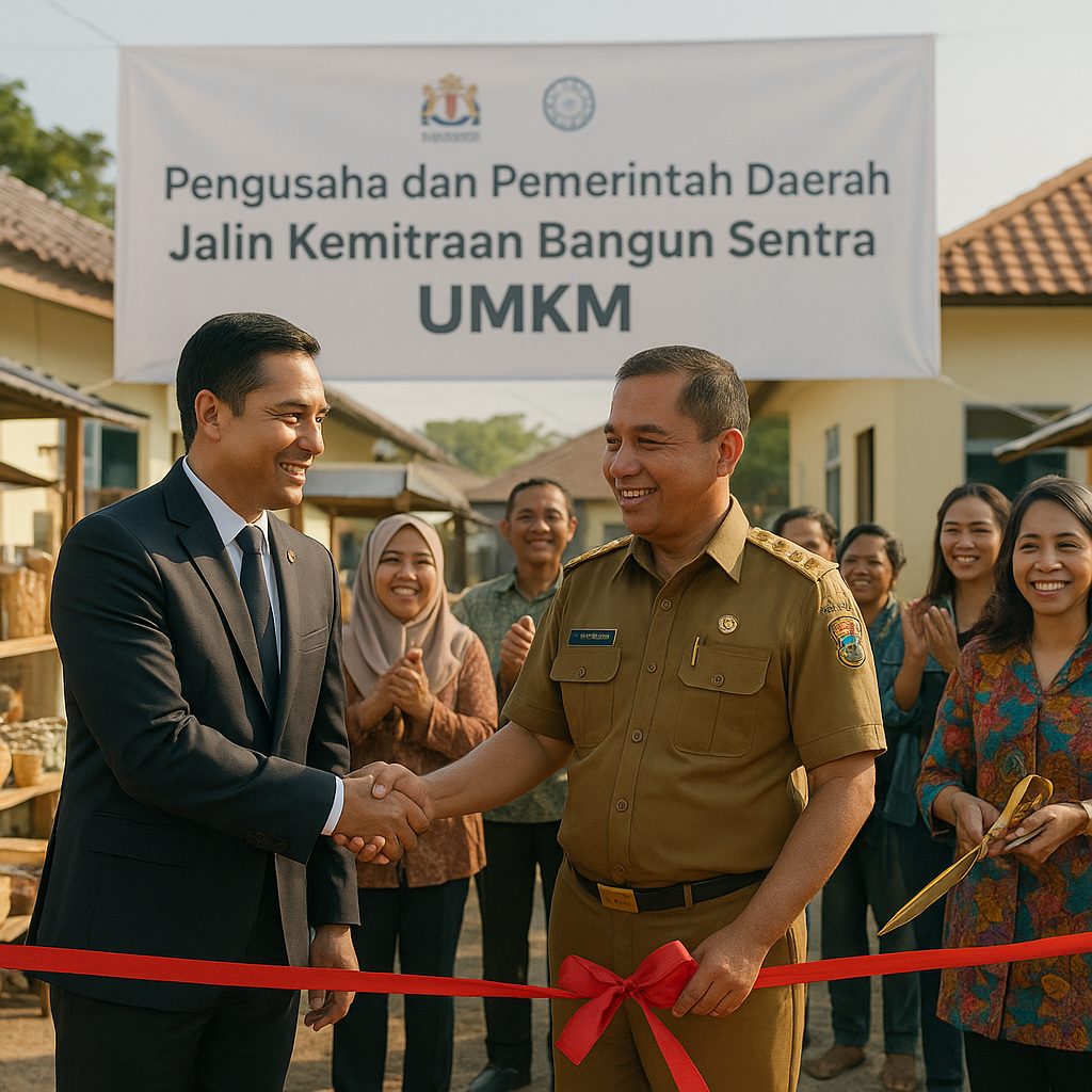 Pengusaha dan Pemerintah Daerah Jalin Kemitraan Bangun Sentra UMKM di Area Pasca Konflik