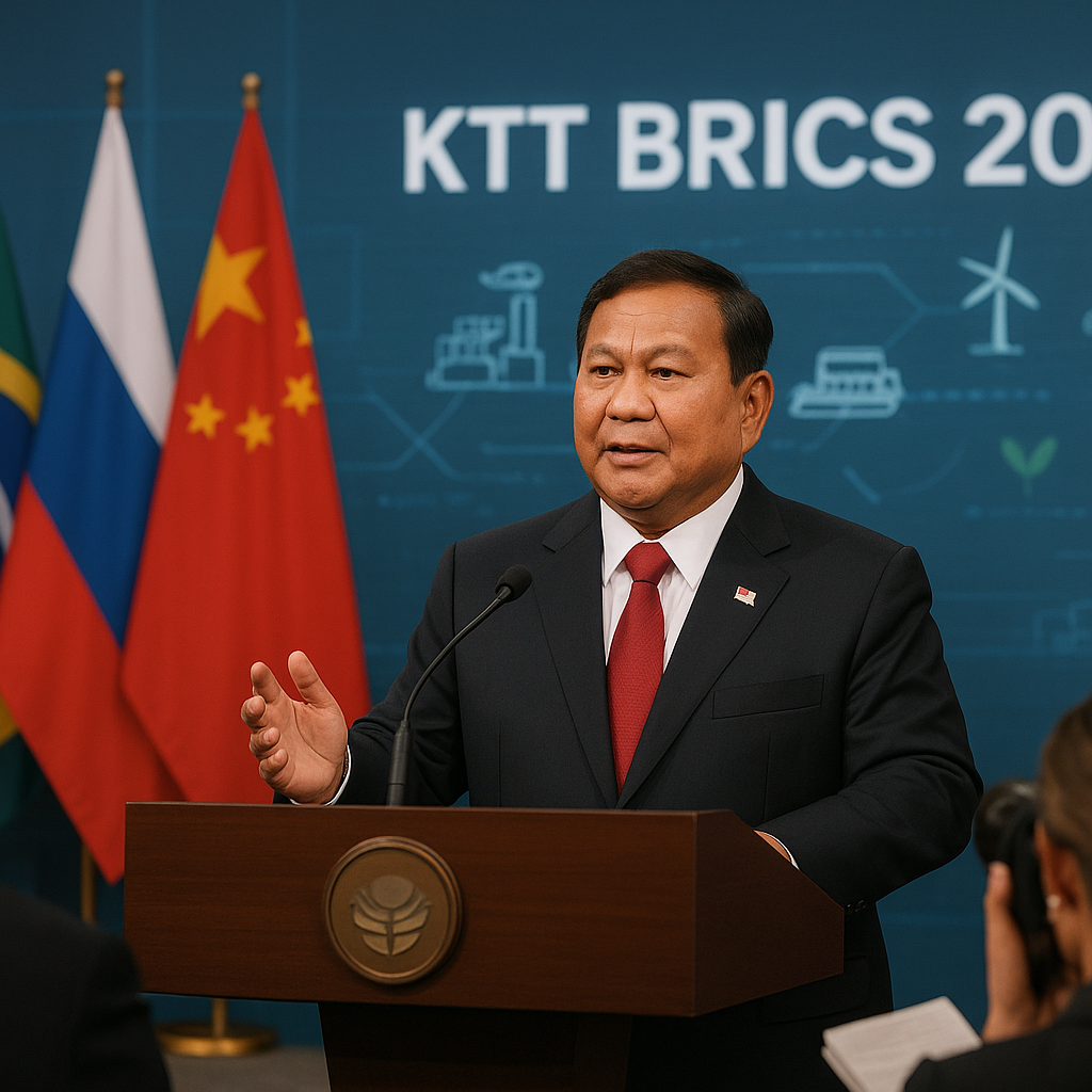 Prabowo Ajak BRICS Ubah Kerentanan Jadi Kekuatan Ekonomi