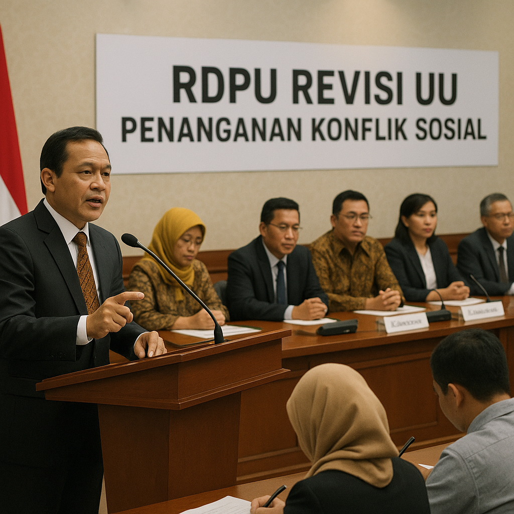 DPR Dorong Uu Penanganan Konflik Sosial Berbasis Restorative Justice