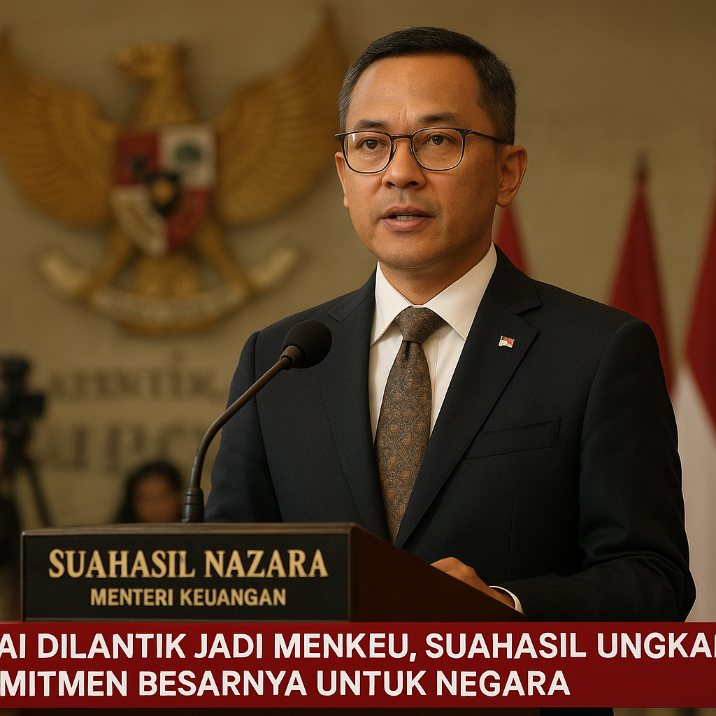 Usai Dilantik Jadi Menkeu, Suahasil Ungkap Komitmen Besarnya untuk Negara