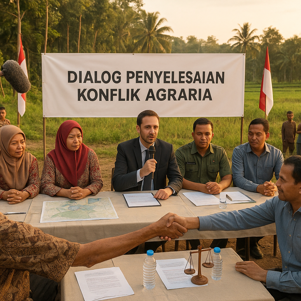 Penanganan Konflik Agraria Melalui Pendekatan Dialog dan Keadilan Restoratif