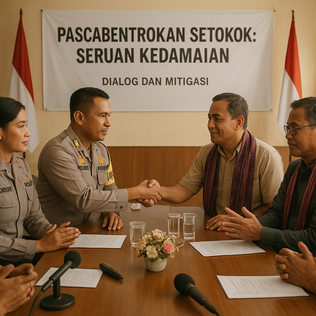Pascabentrokan Setokok, Polresta Tanjungpinang dan Keluarga Flores Kepri Serukan Kedamaian
